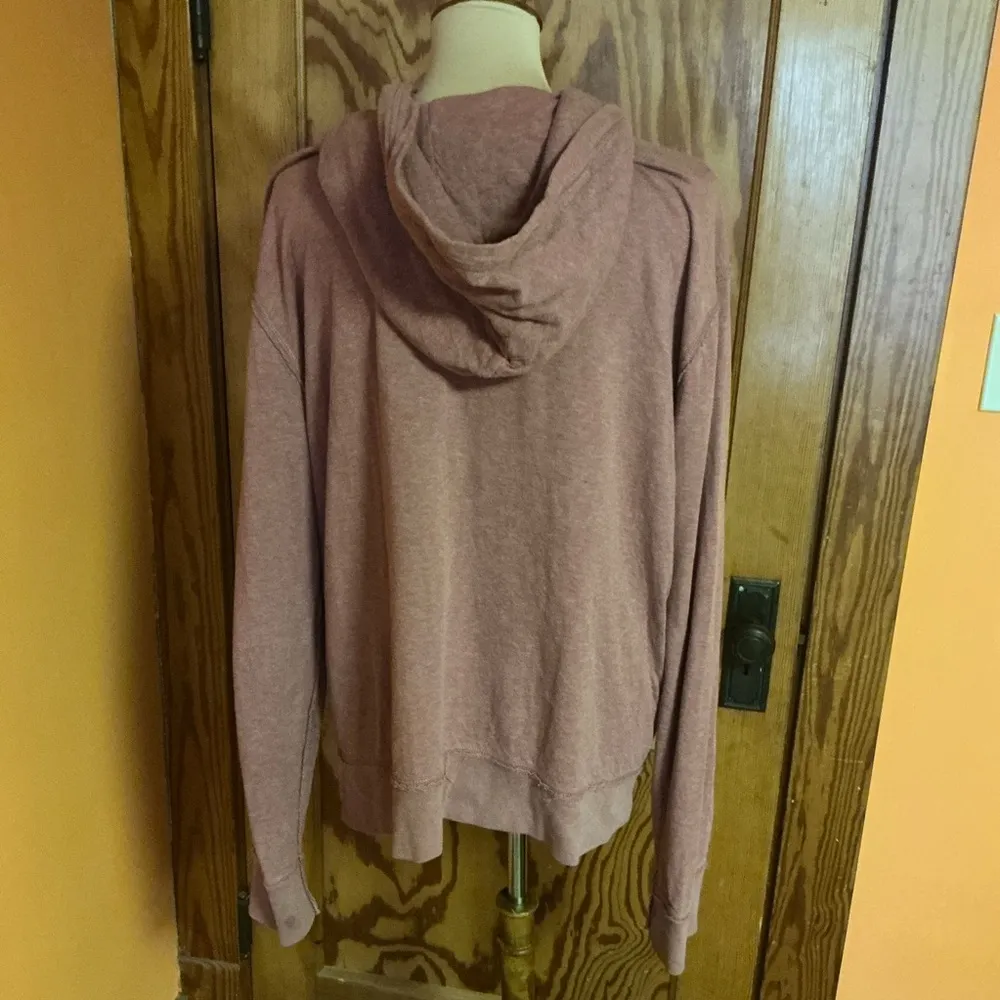Fossil  Salmon Pink Oversized Beachy Hoodie - Image 12