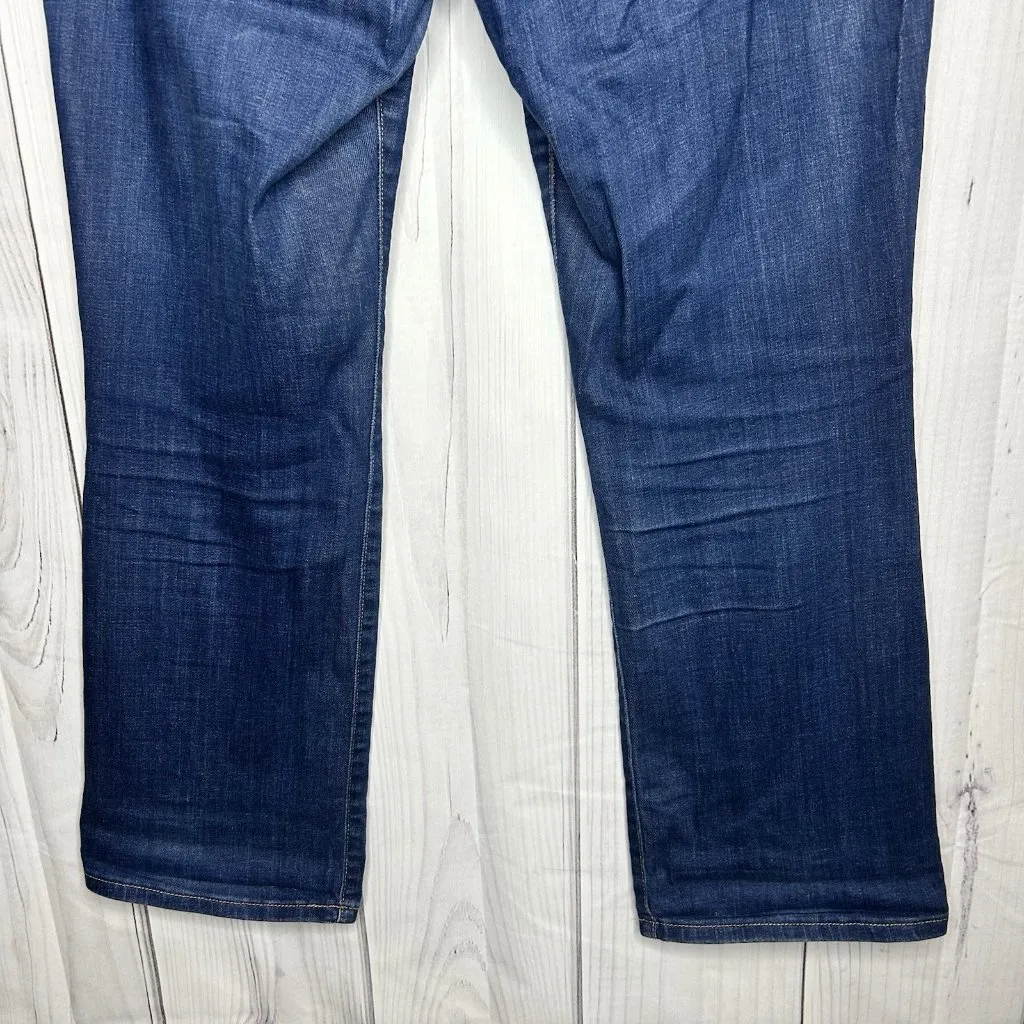 TOMMY HILFIGER Sz 16 (40 x 31) Stretch Denim Tribeca Straight Leg Jeans - Image 8