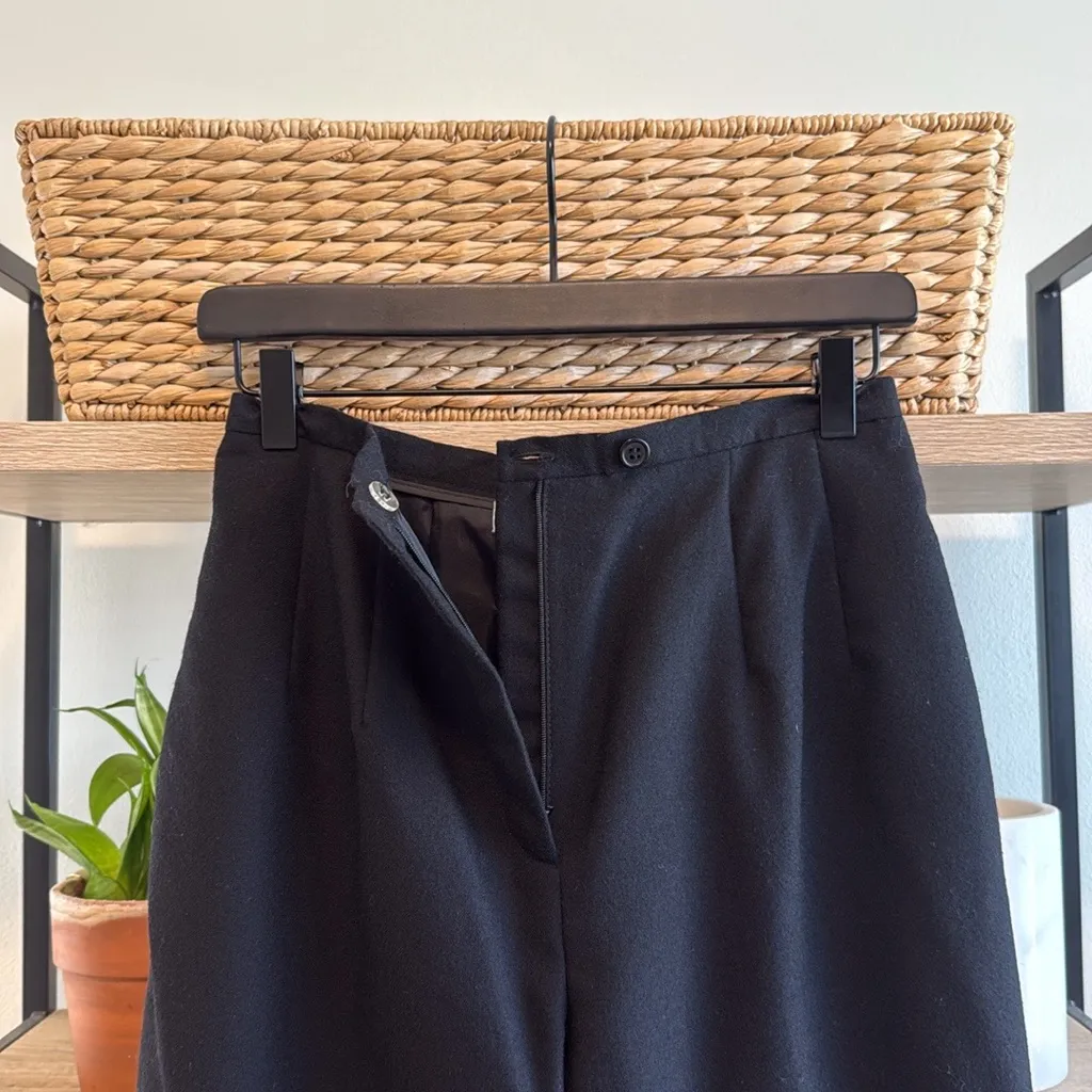 Harve Benard Sport High-Rise 100% Wool Woven Career Dress Pant Trouser Pocket - Image 6