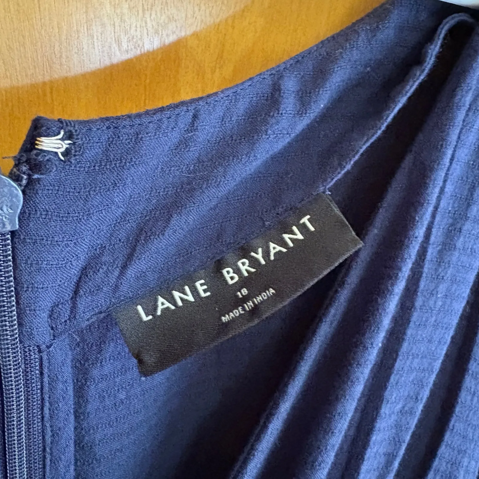 Lane Bryant Women's Navy Blue Floral Print Maxi Dress Size 18‎ - Image 3