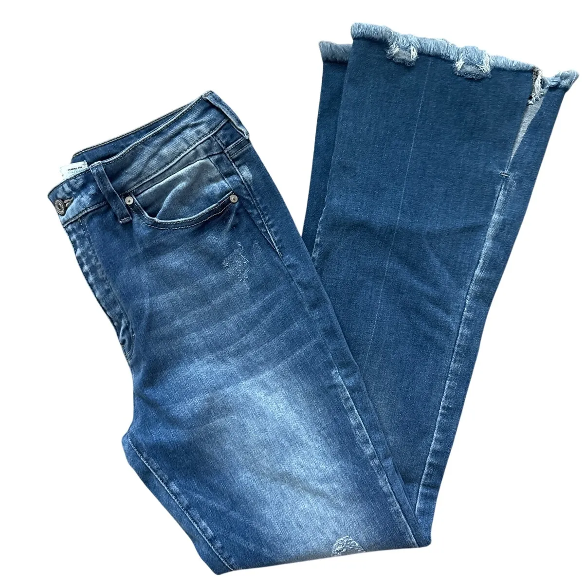 KanCan Bootcut High Rise Jeans Light Blue Size 30 - Image 5