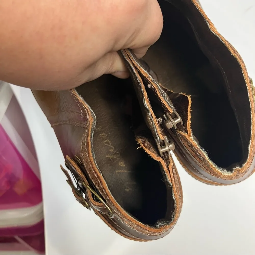 Matisse‎ brown leather ankle boots size 7.5 - Image 5