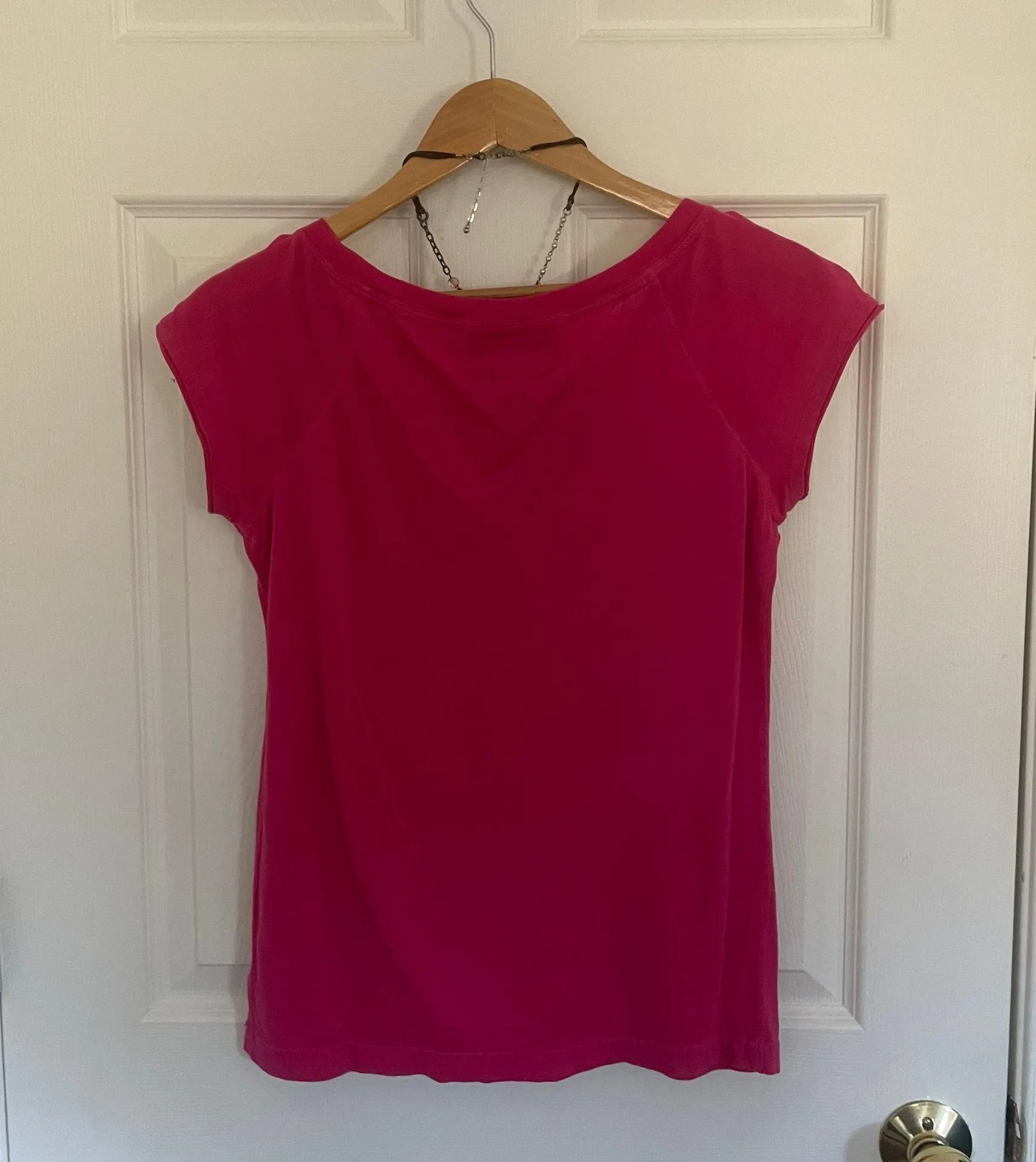 Y2K AEO Pink 1977 TMK Logo Tee Shirt - Image 5