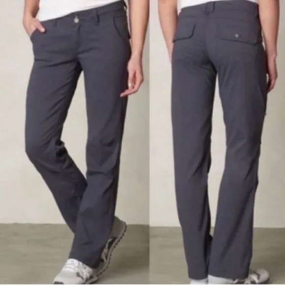 Prana Gray Halle Convertible Cargo Outdoor Pants Gray Size 8 - Image 2