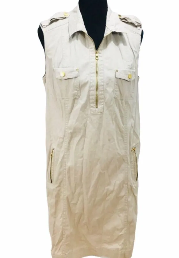 Jones New York Dress, Khaki, 12 - Image 6