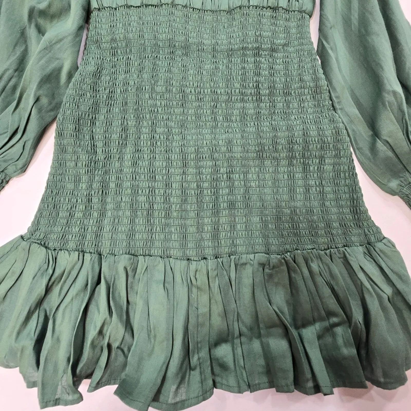 Tularosa Melody Dress in Sage Green Medium - Image 11