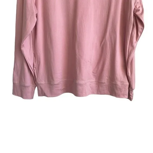 Flora Women Top L Pink Loungewear Casual Soft Knit Leisure Minimalist Cozy Comfy Size L - Image 8
