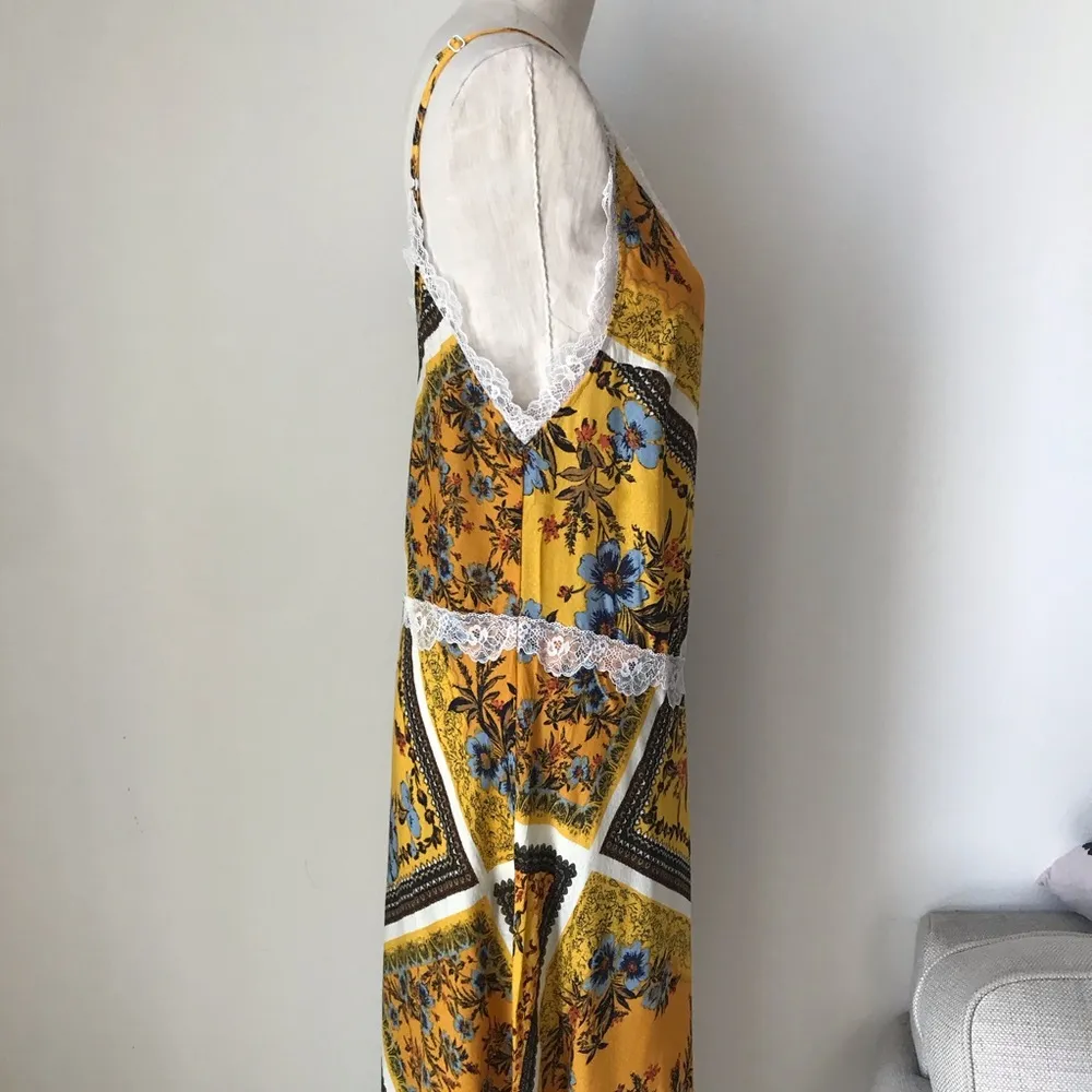 Stevie Floral Lace Trim Maxi Dress - Image 5