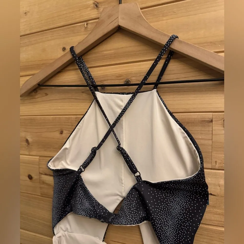 Tavik Size XSmall Lela One Piece Keyhole Halter Swimsuit Black - Image 10