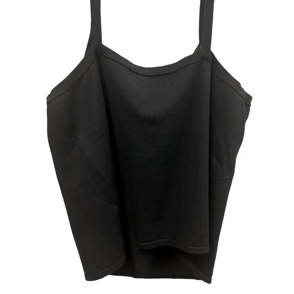 Cable & Gauge Silk Blend Knit V Neck Sleeveless Crop Tank Top Womens 2X - Image 7