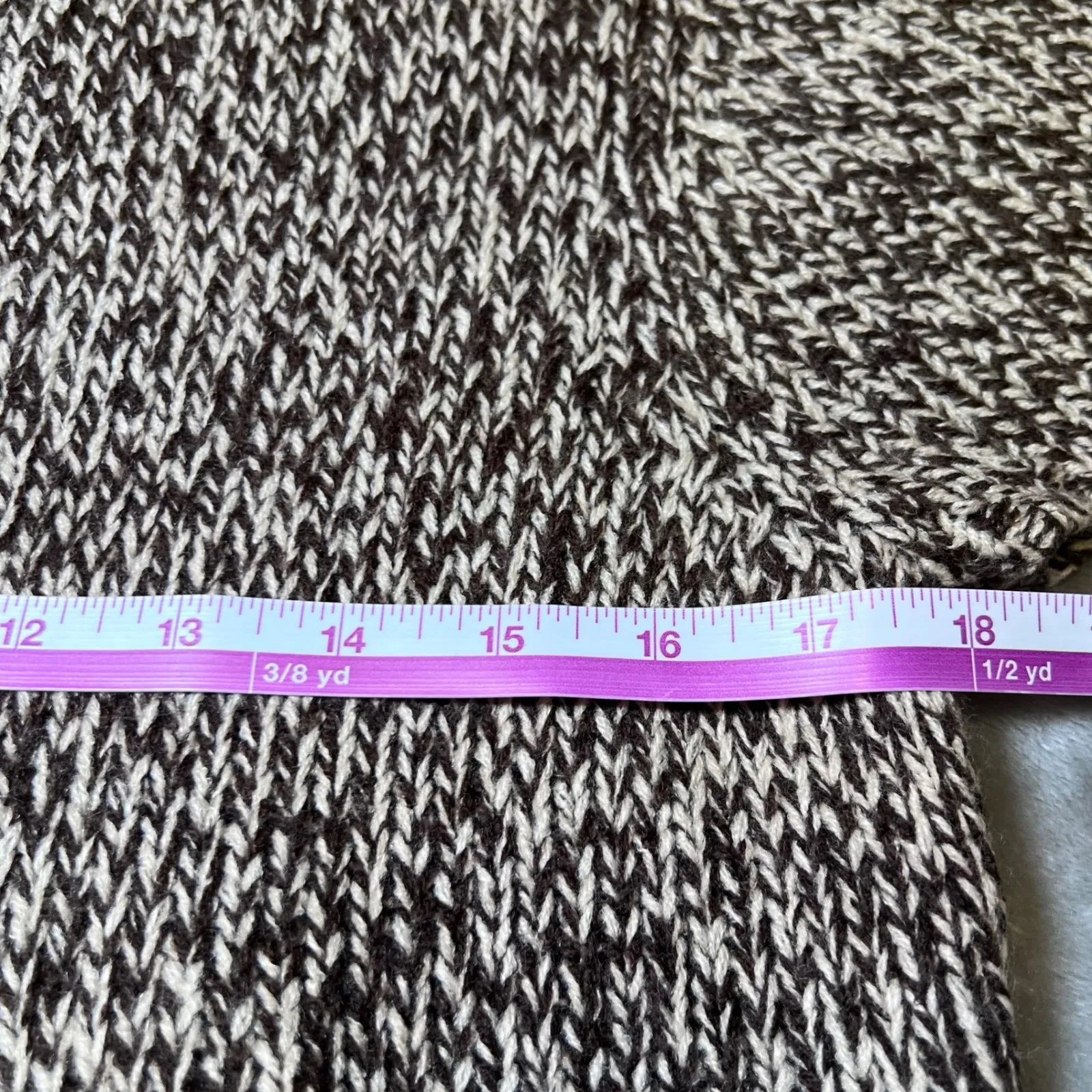 Cato Knit Sweater Dress Womens Large Short Sleeve Cowl Neck Speckled Chic Casual - Image 11