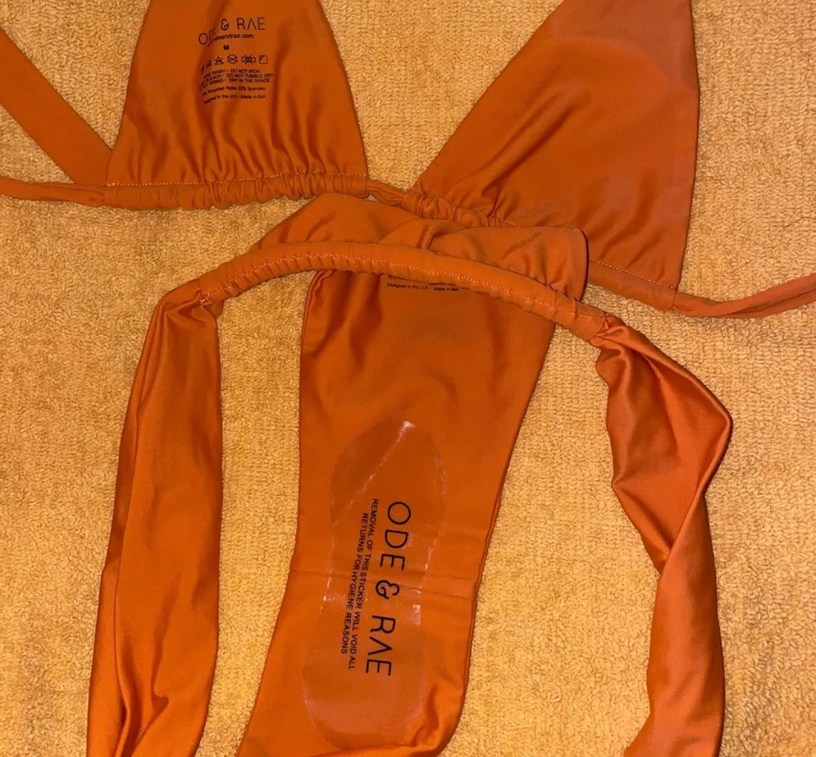 Ode & Rae Bikini Orange Size M - Image 10