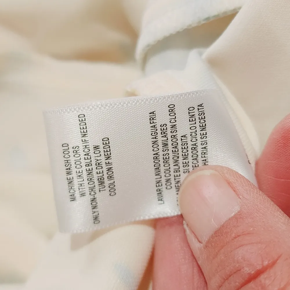 Danny & Nicole Yellow Aqua Floral Scuba Fit & Flare Midi Dress Size 6 - Image 9