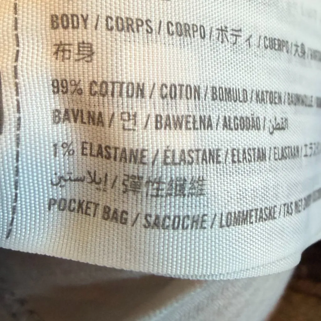 Abercrombie & Fitch The 4" Mom Short High Rise Denim Jean Curve Love Size 2 26 - Image 10