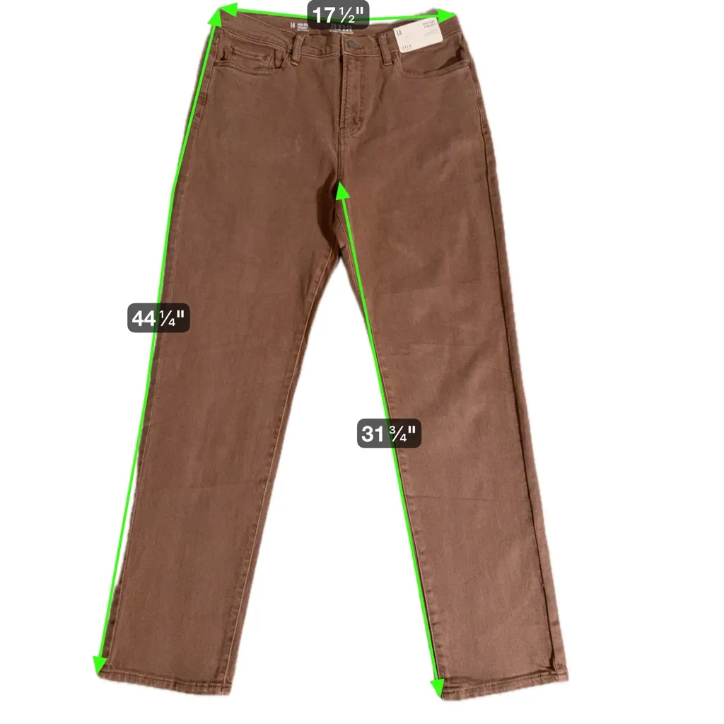 a.n.a Brown Women's Pants size 14 - Image 8