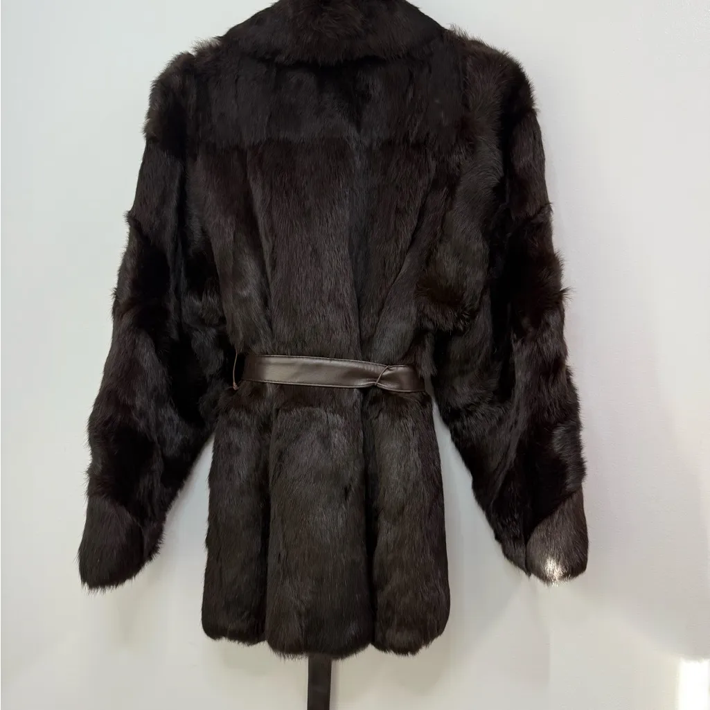 Vintage Carefree Casuals RABBIT Fur Coat - Image 4