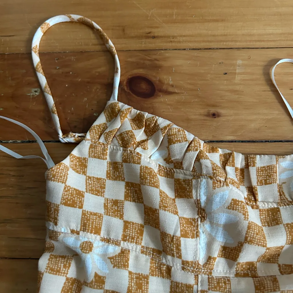 Urban Outfitters Lumi Dress Orange small - Image 3