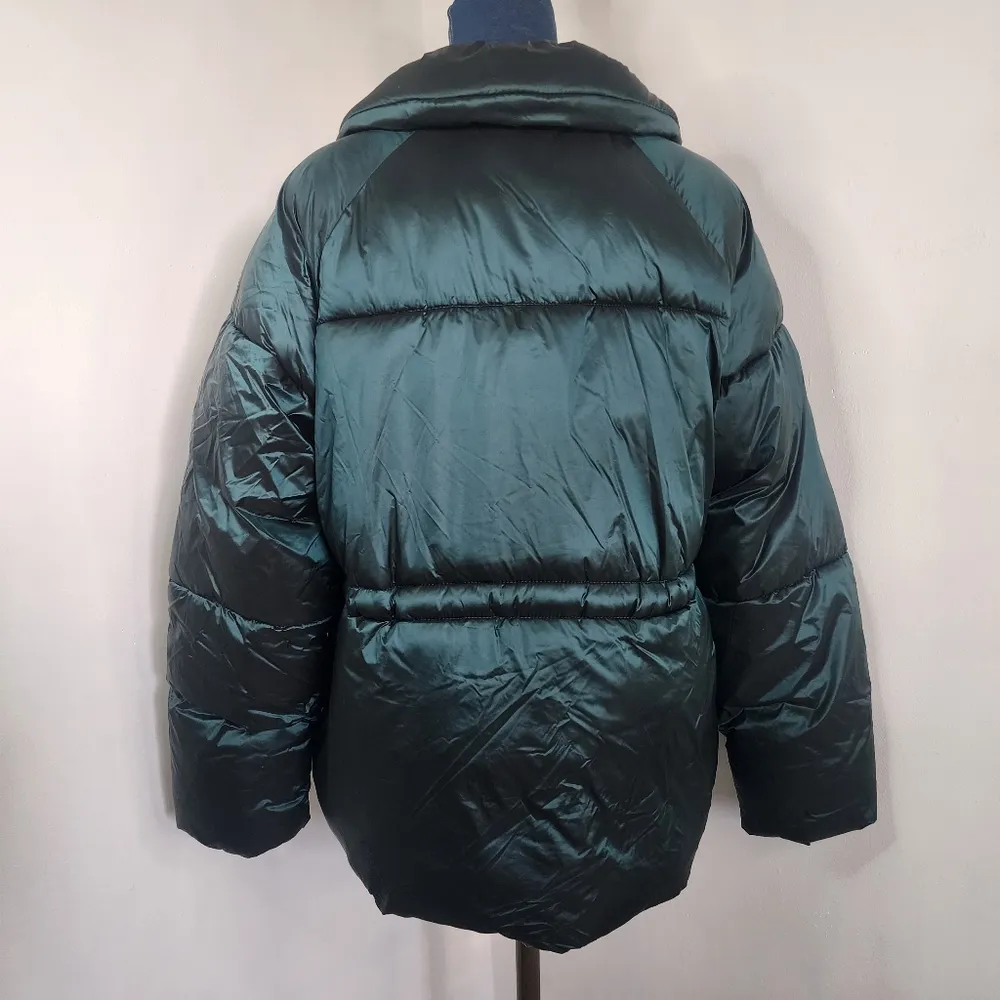 A New Day Dark Green Puffer Jacket - Image 5