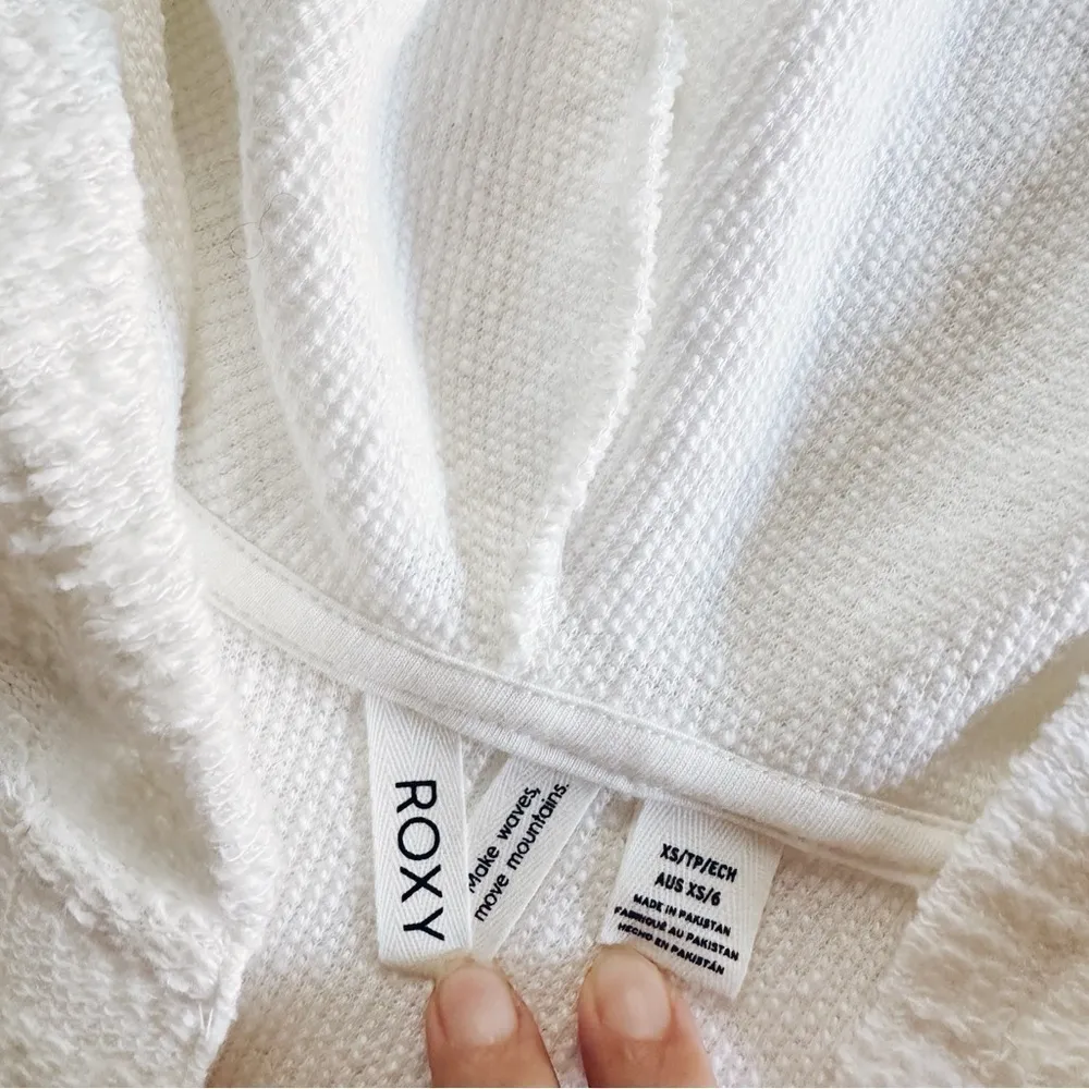 NEW Roxy Pearling Oversized Hoodie Snow White - Image 6