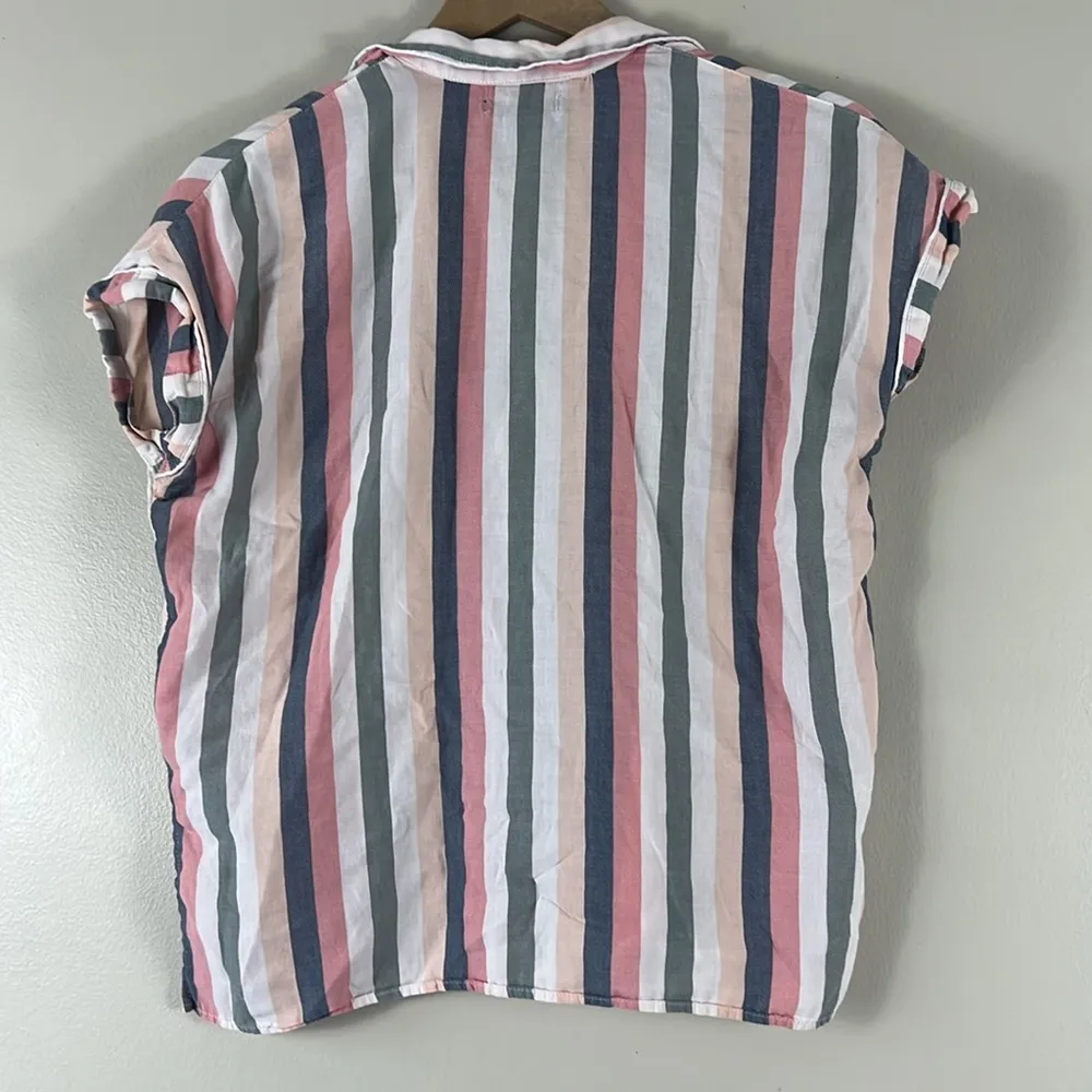 Madewell 100% Cotton Bedtime Striped Pajama Top - Image 4