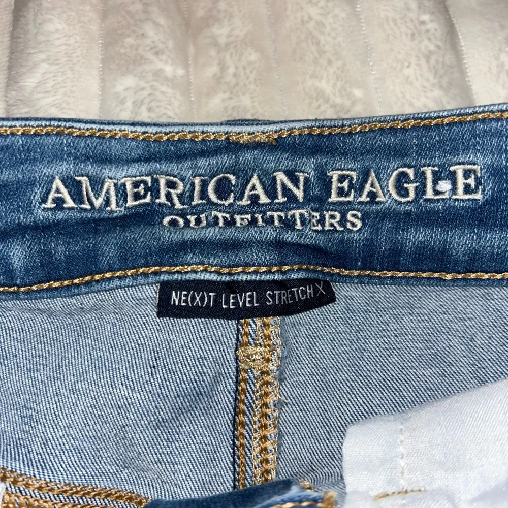 American Eagle  Dark Wash Jean Skirt - Image 2