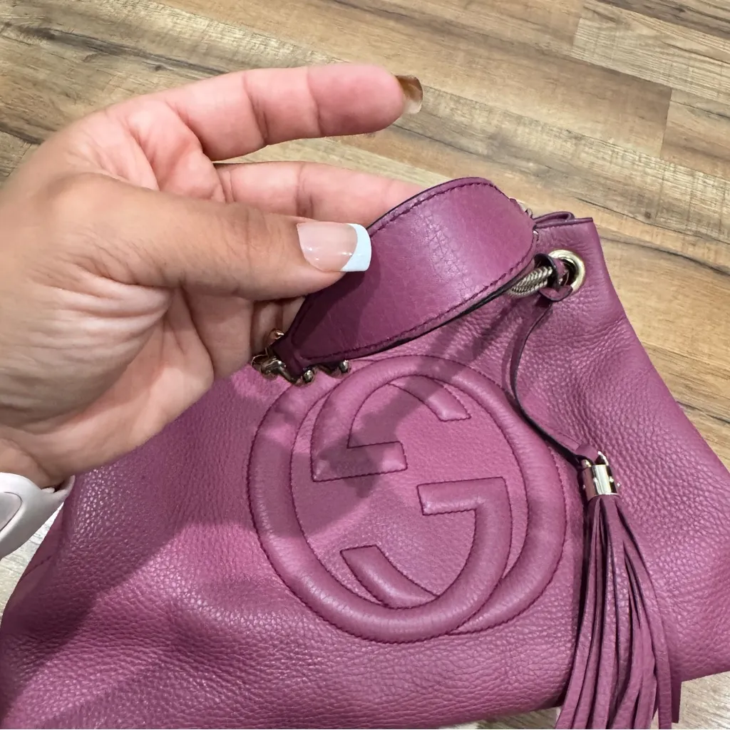 Gucci  soho chain leather tote - Image 4
