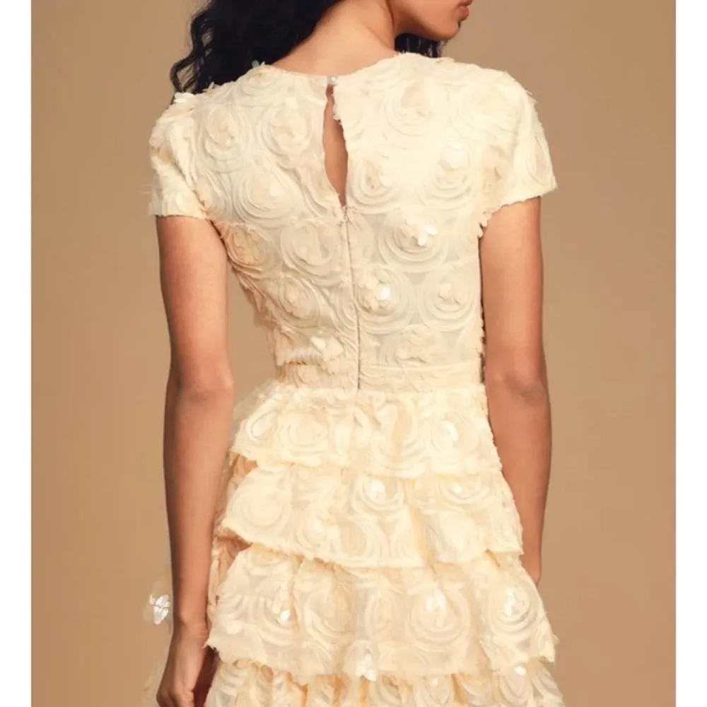 Lulus Worth the wait sequin ruffled mini dress M - Image 6