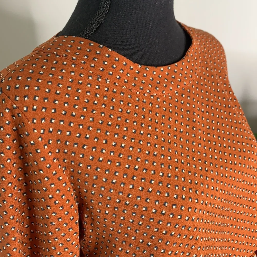 FALL 🍂 Orange ruffle top 1.4.3. STORY Orange ruffle Blouse - Image 6