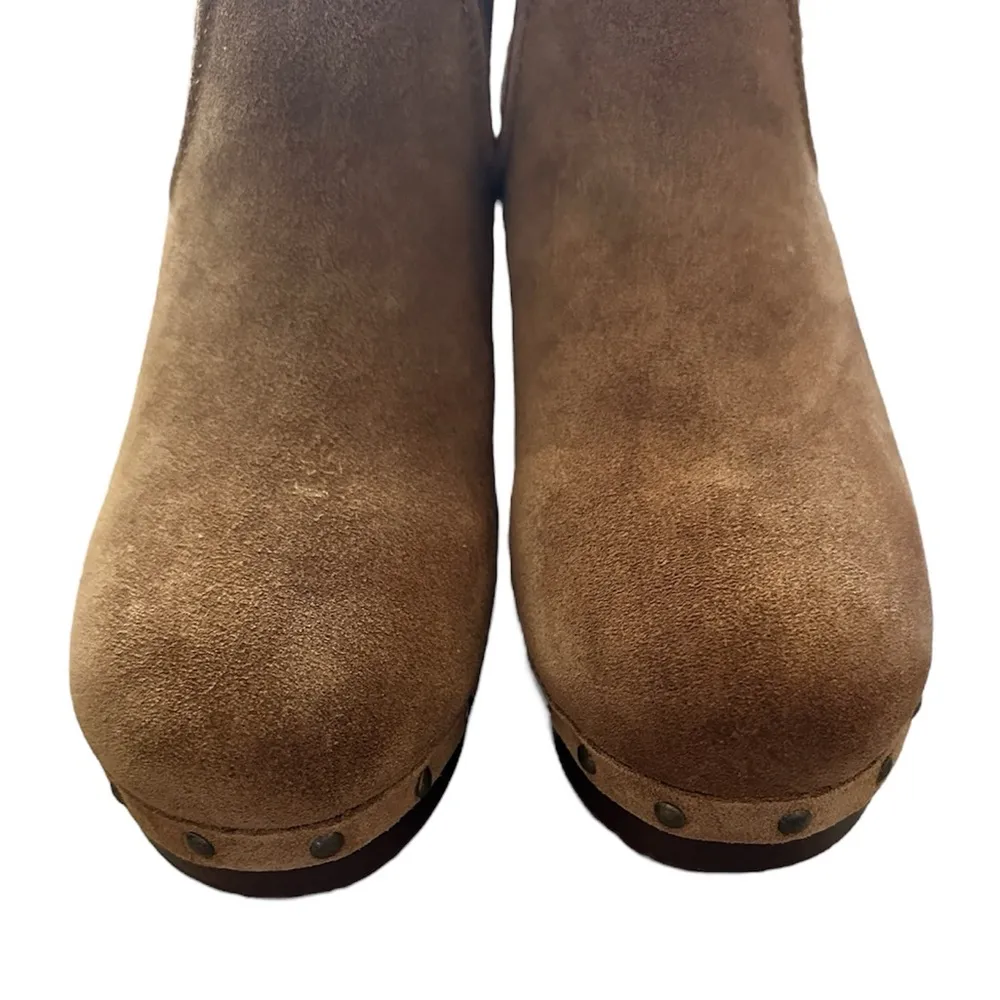 NIB  The Marceline Clog Boot in Shearling Toffee Size 5.5 - Image 4