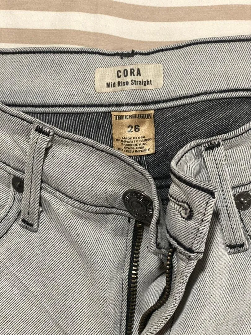 True Religion Straight Leg Jeans - Image 4