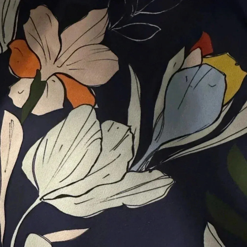 Parker Moondance Floral Cold Shoulder Ruffle Bell Sleeve Dress Size XS NWT - Image 7