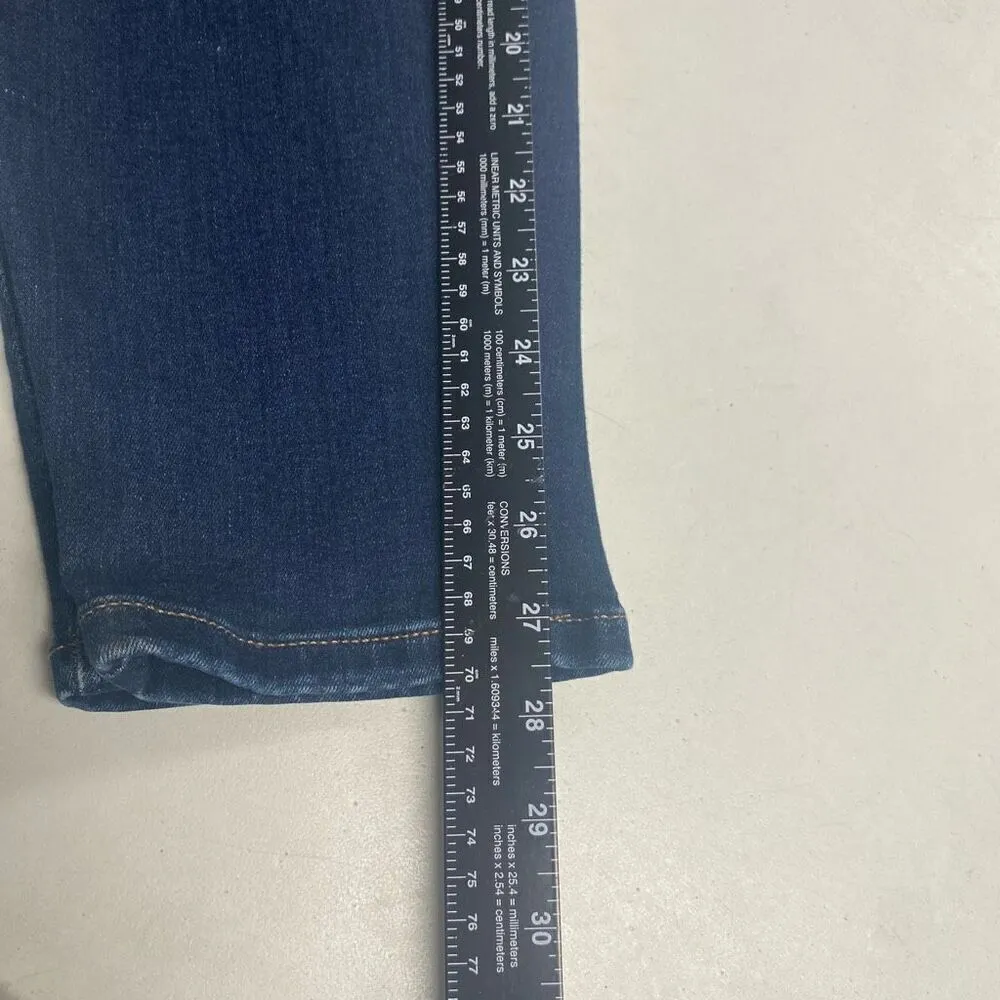 LANE BRYANT Women’s Dark Wash Blue High Rise Jeggings Size 20 Inseam 27.5 - Image 3