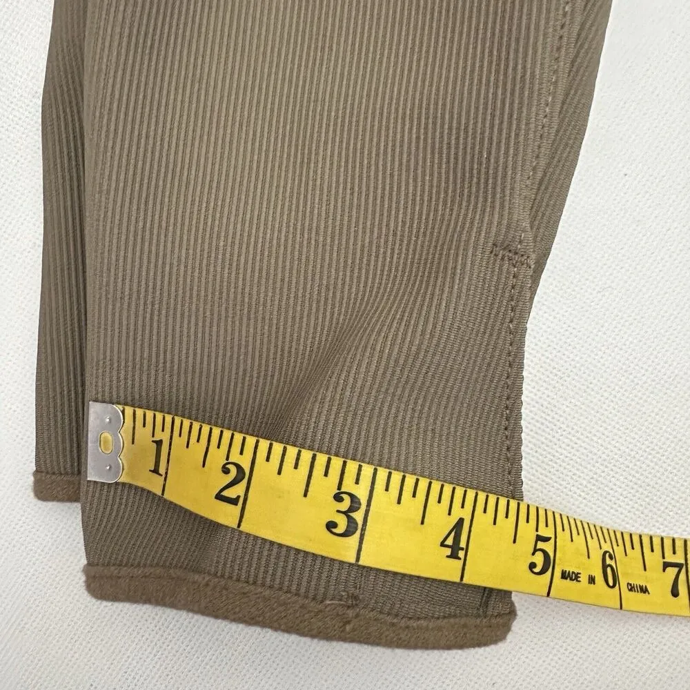 TUFF RIDER Starter Low Rise Pull on Breeches Womens Pants Size 26 Tan Equestrian - Image 8