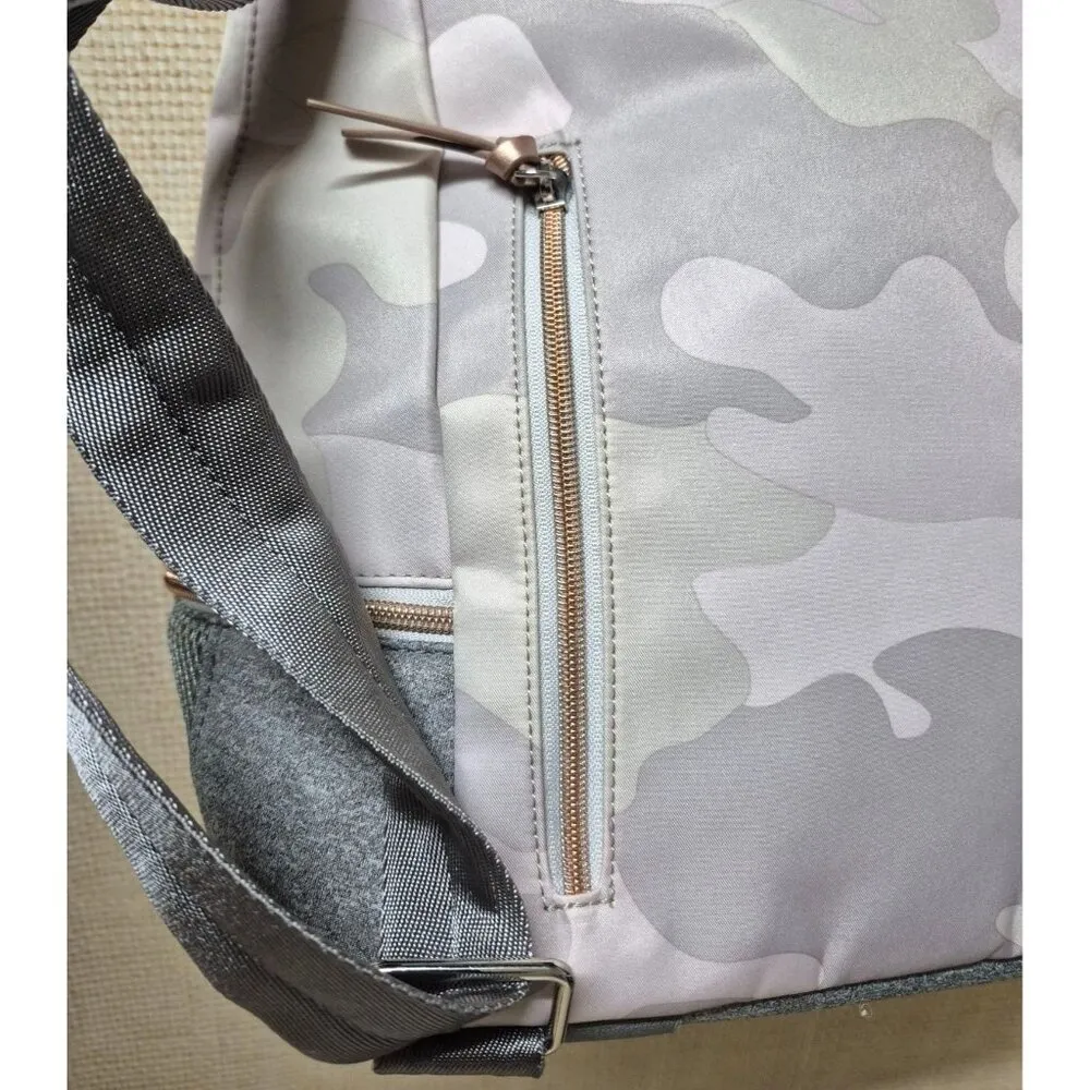 STELLA & DOT Blush Camo Camouflage “Crush It” Backpack Clean 2 Compartment - Image 3