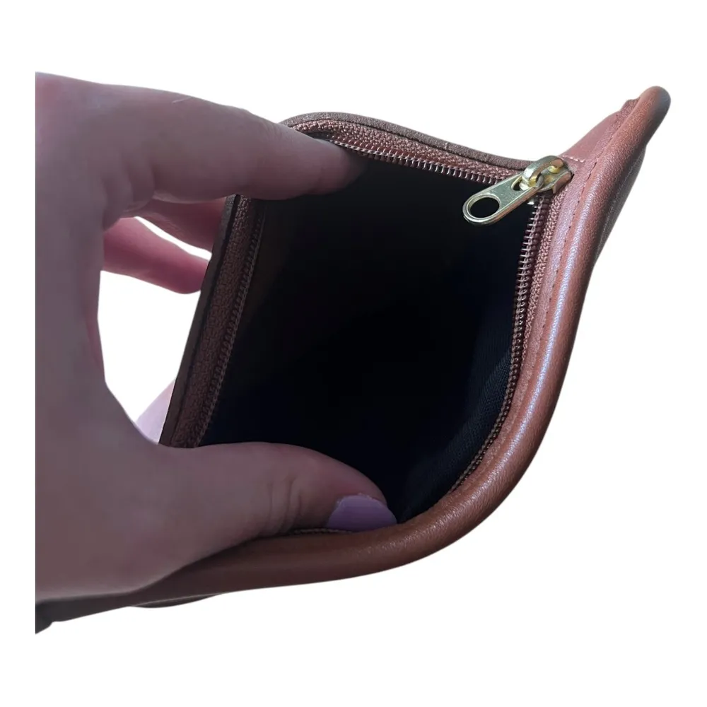 Vintage Coach 1996 Atlanta Olympics Crossbody Tan Leather Small Purse - Image 5