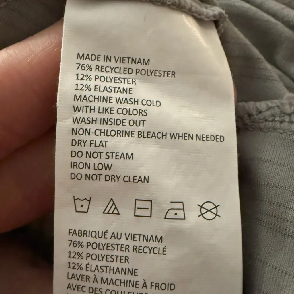 Prana Pullover Womens Medium Gray Stretch Batwing Dolman Sleeve Top 1962331 - Image 6