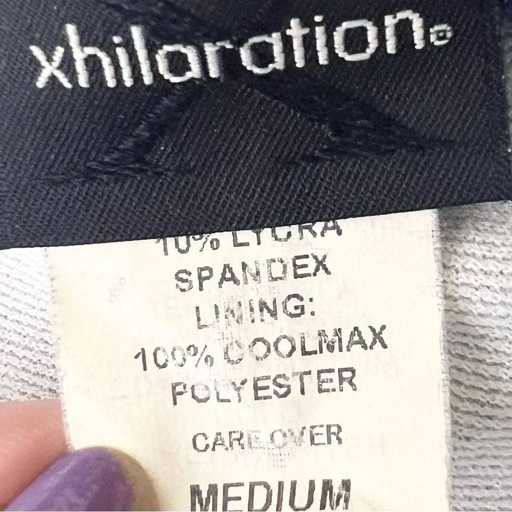 Yoga Workout Fitness Outfit Tank Top & Pants Size Medium/Large Blue & White - Image 10