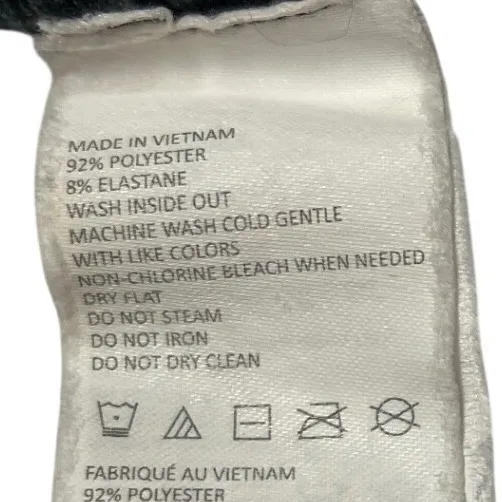 prAna Caraway Yoga Leggings XL Black Gray Space Dye Mid Rise EUC - Image 6