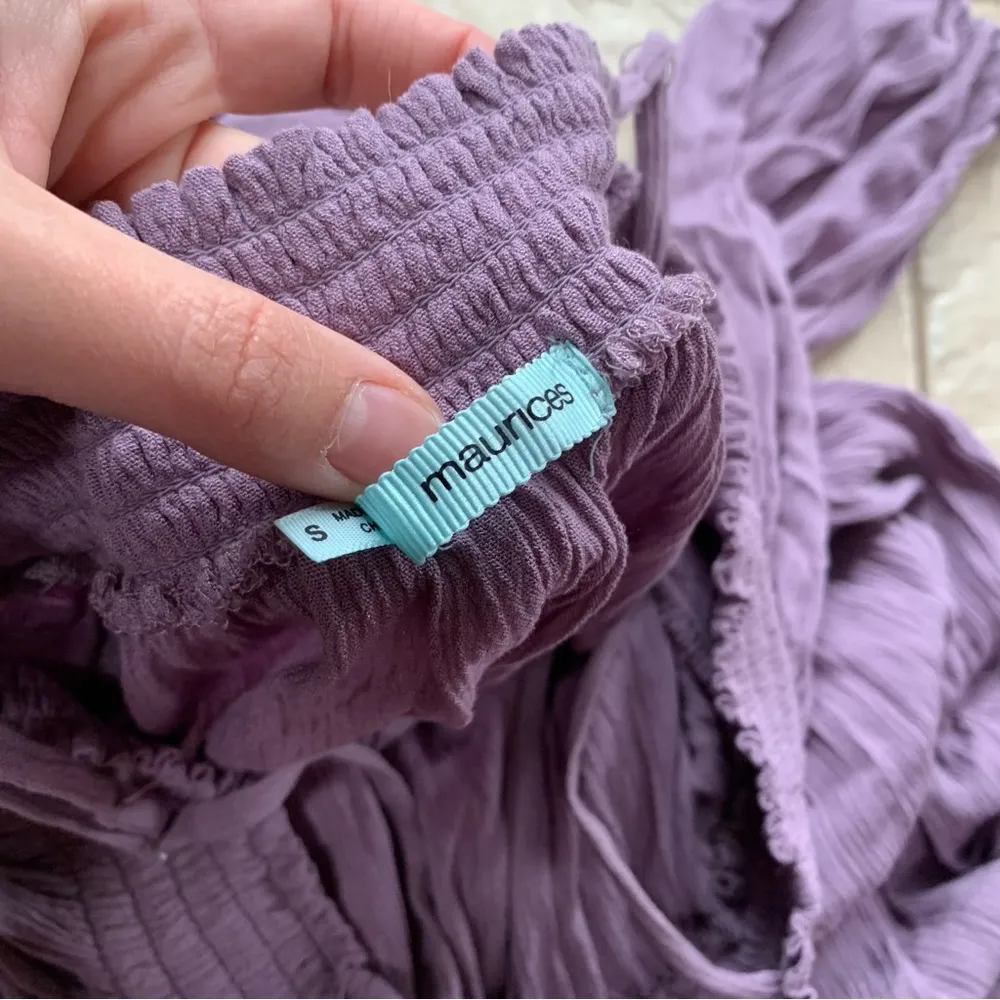 Maurice's  purple romper Sz small - Image 4