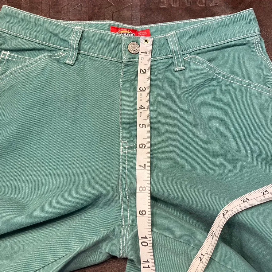 Dickies‎ Carpenter Pants Juniors 1/25 Green Cargo Utility Grunge Mid-Rise - Image 12
