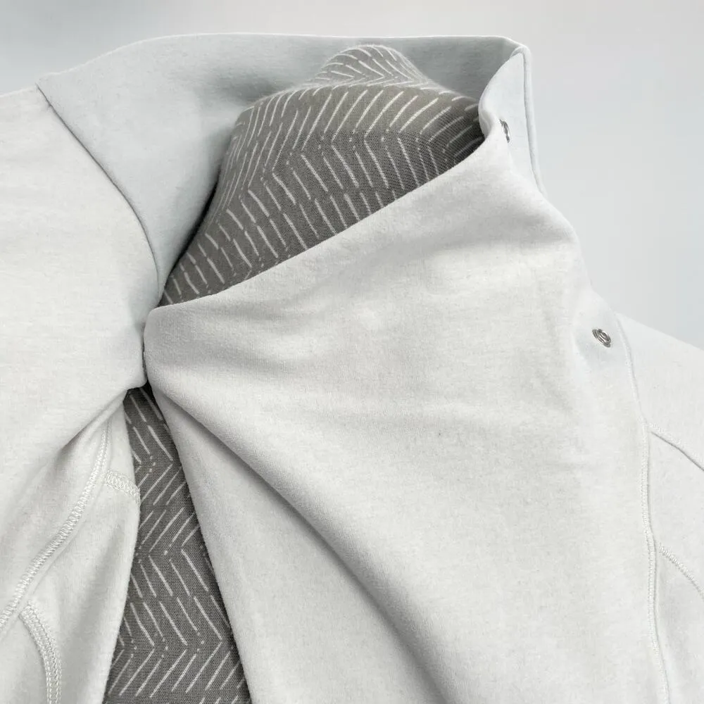 Lululemon Rulu Rally Wrap Heathered Ocean Mist Cozy Neutral Minimalist Sweater 6 - Image 7