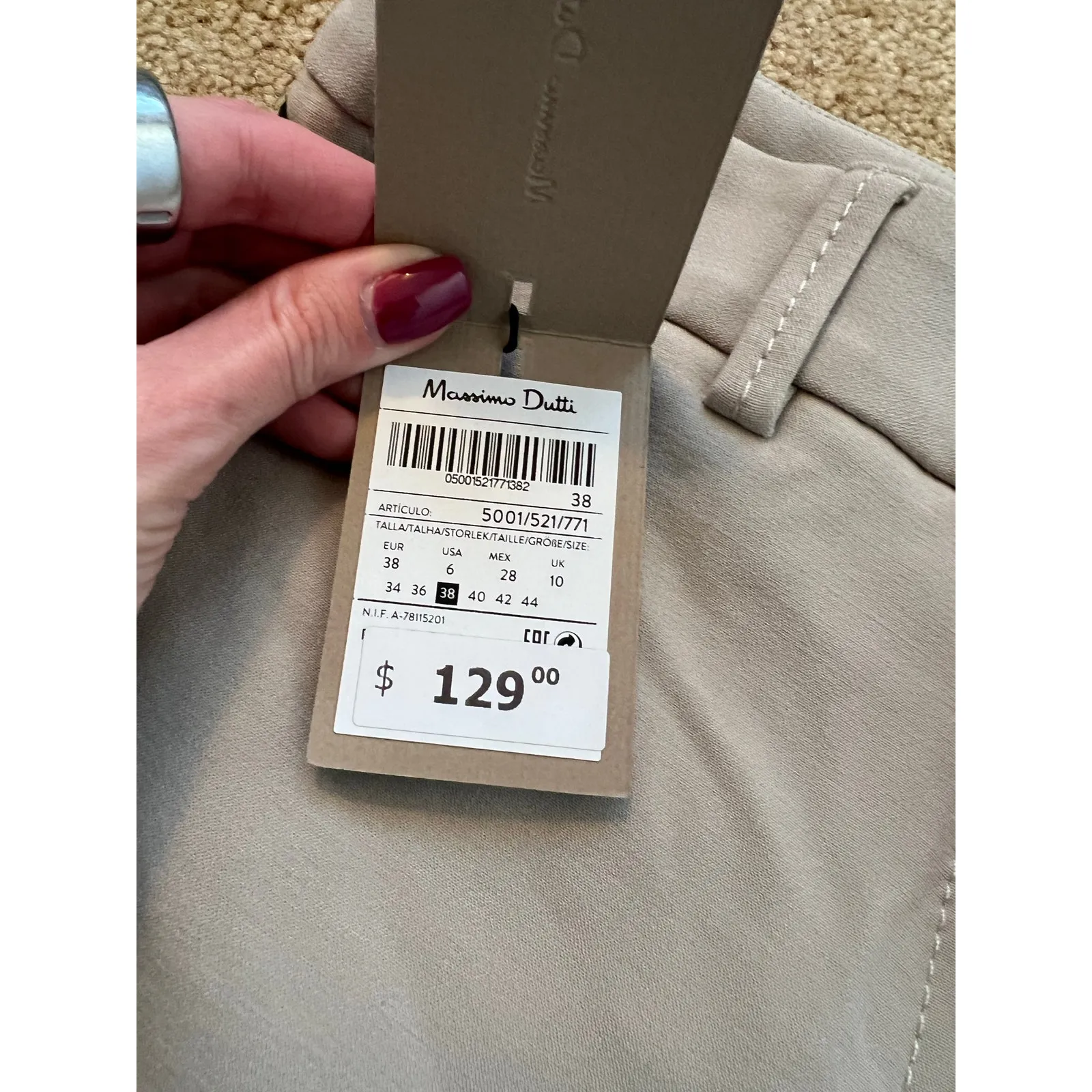 Massimo Dutti  Work Trousers - Image 8