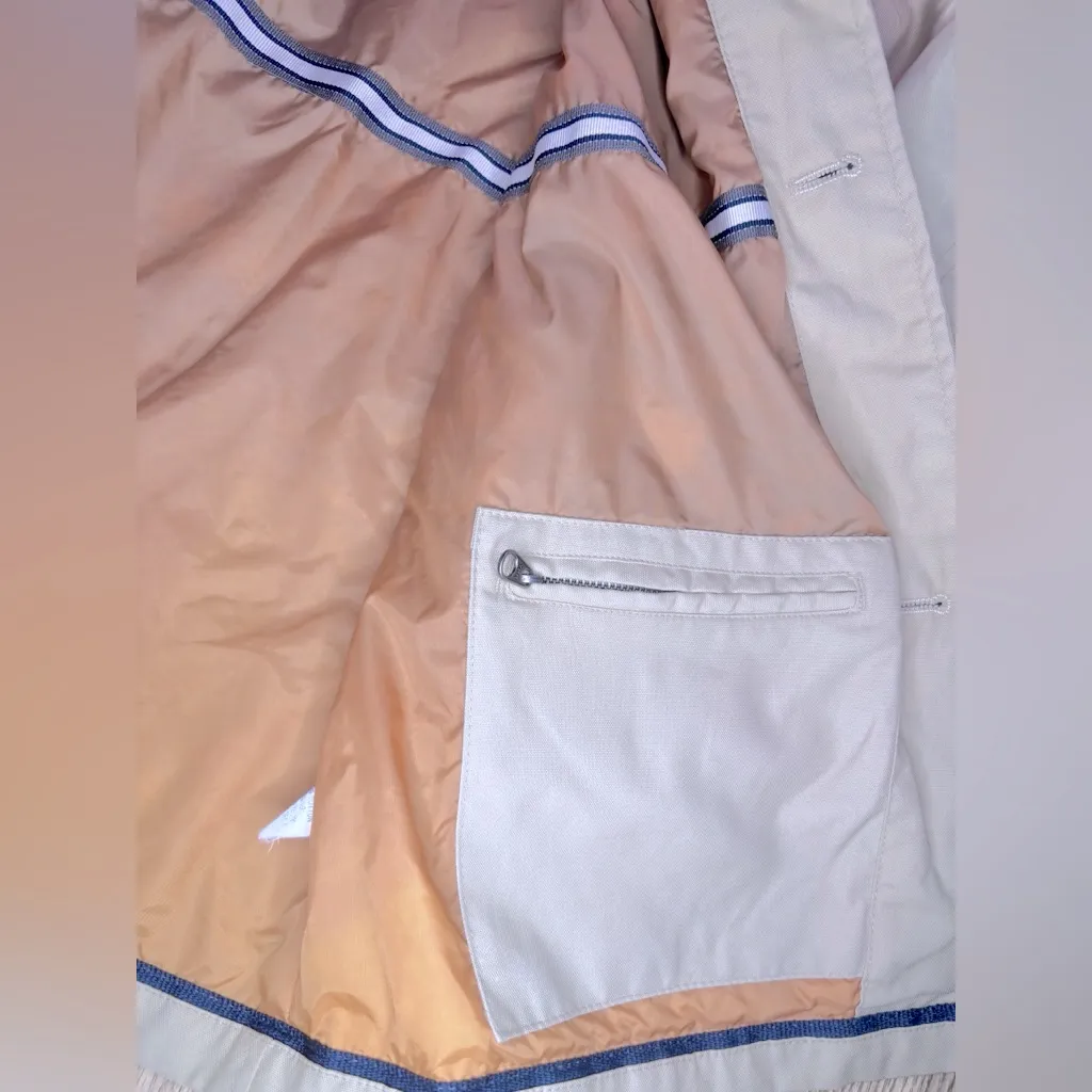 GAP VINTAGE 90’s Women’s Beige Puff Winter Jacket with Detachable Collar - Image 5