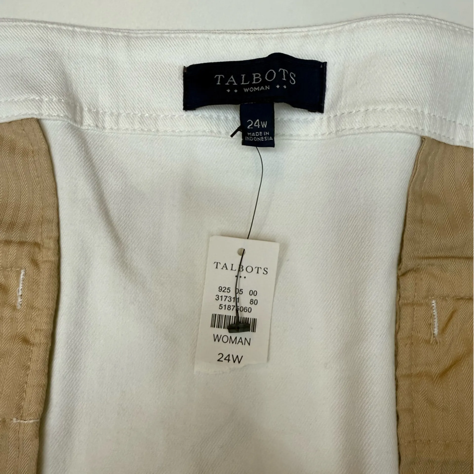 NEW ! Talbots White Skirt size 24W - Image 8