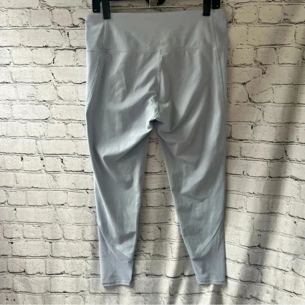 DSG Powder Blue 7/8 Leggings High Waisted With Mesh Detail Size Large‎ - Image 8