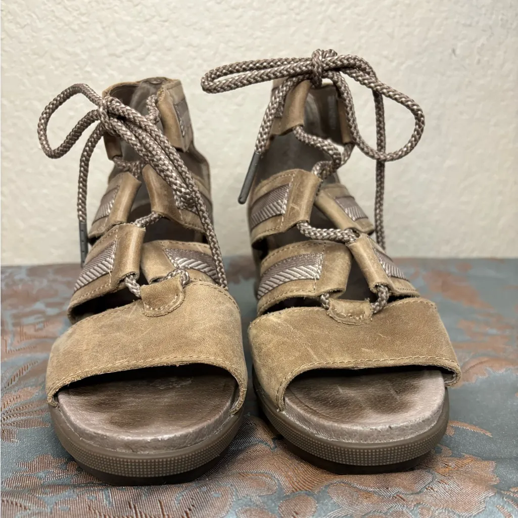 SOREL Joanie Il Ghillie Wedge Sandal Size 8 - Image 5