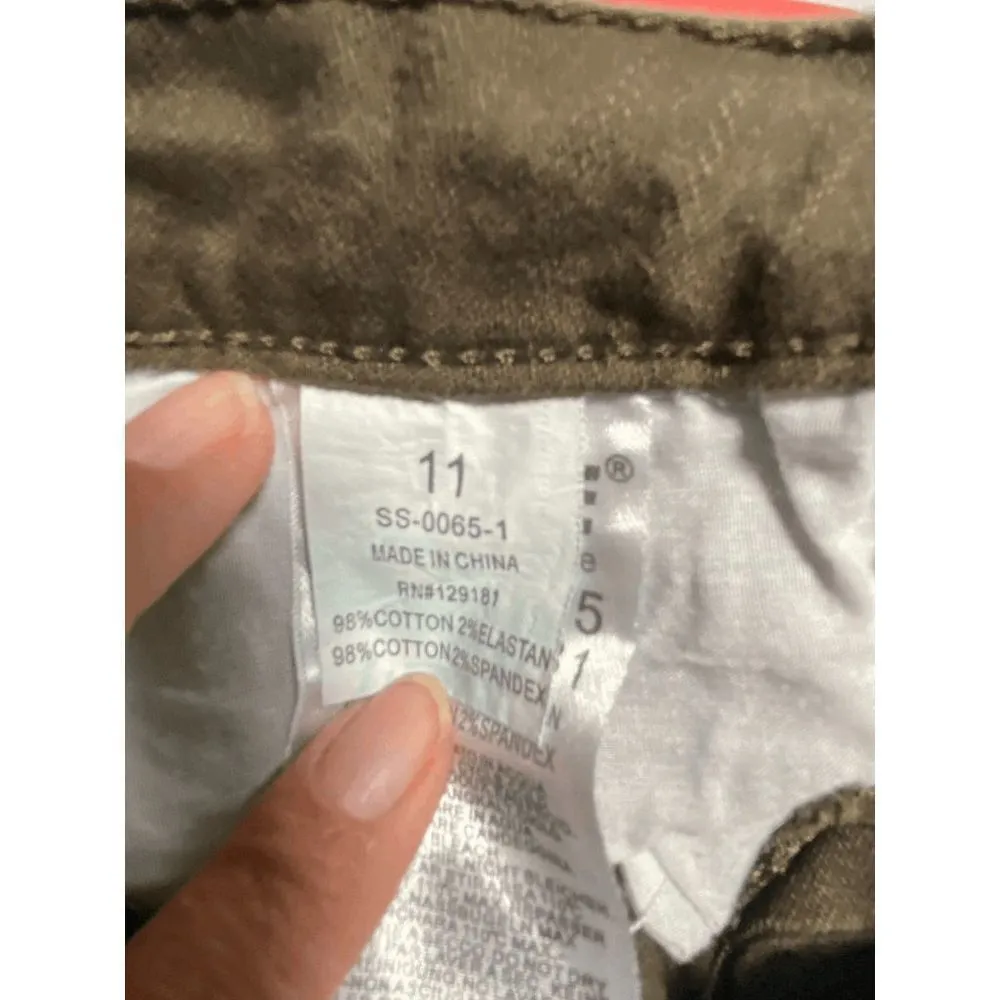 Machine Dark Green Ripped skinny jeans Green Size undefined - Image 2