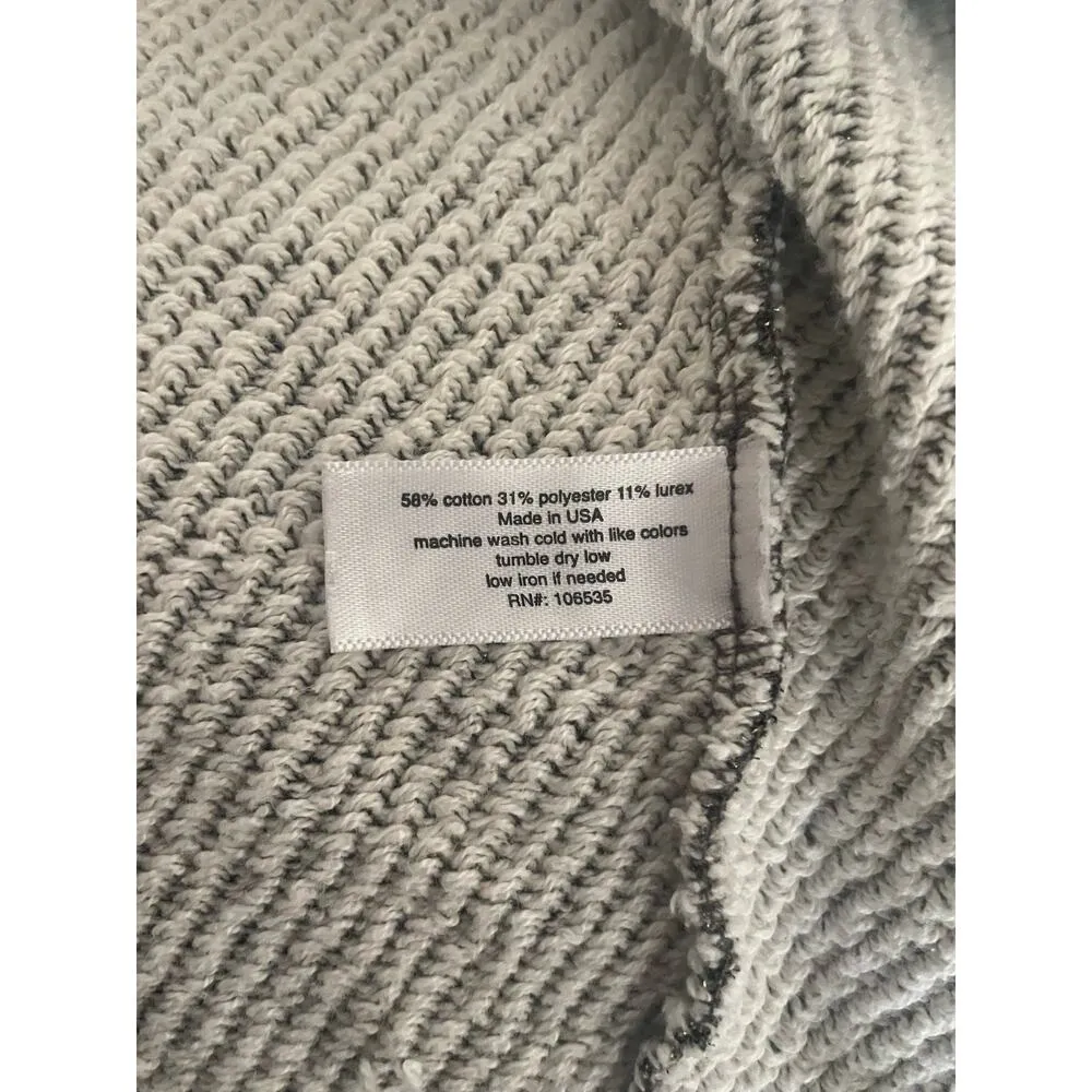 Sundays Too Crop L/sleeve Casual Fleece Pullover, Size M, $15, B53 Gray Size M - Image 3