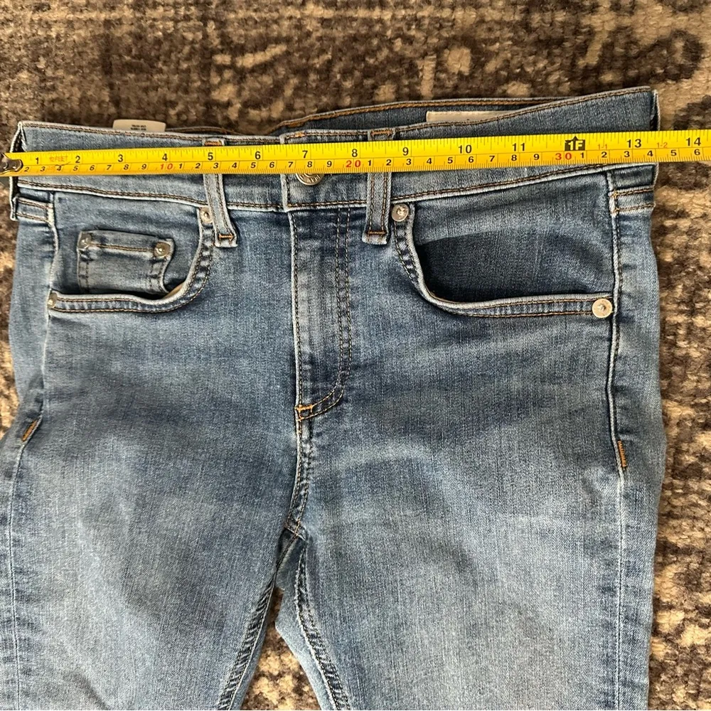 Rag & Bone Denim Women’s Size 26 Lucky Rouge Blue Wash Ankle Skinny Jeans - Image 8