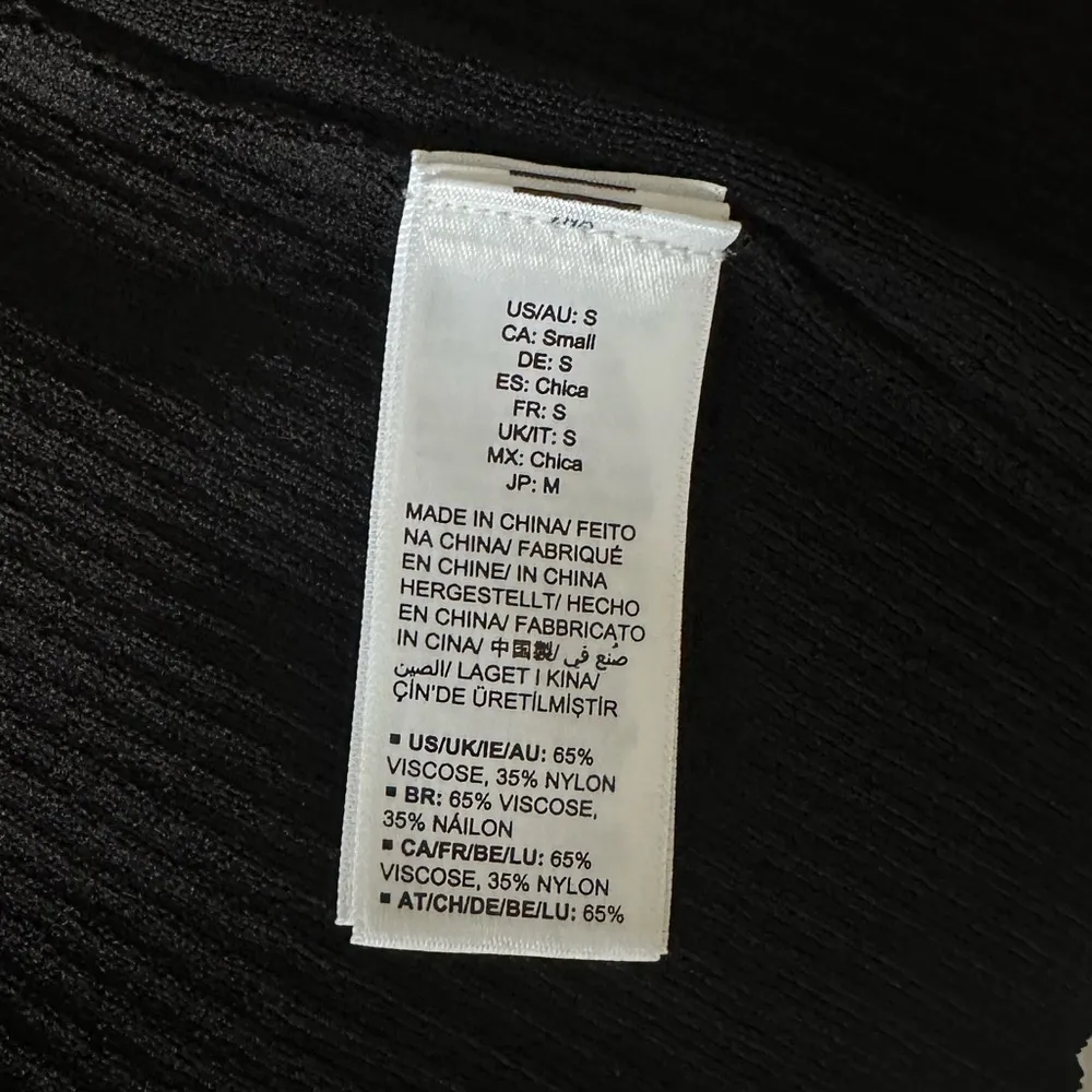 NWOT Amazon The Drop Women's Constance Rib Sweater Button Down, Black, S - Image 7